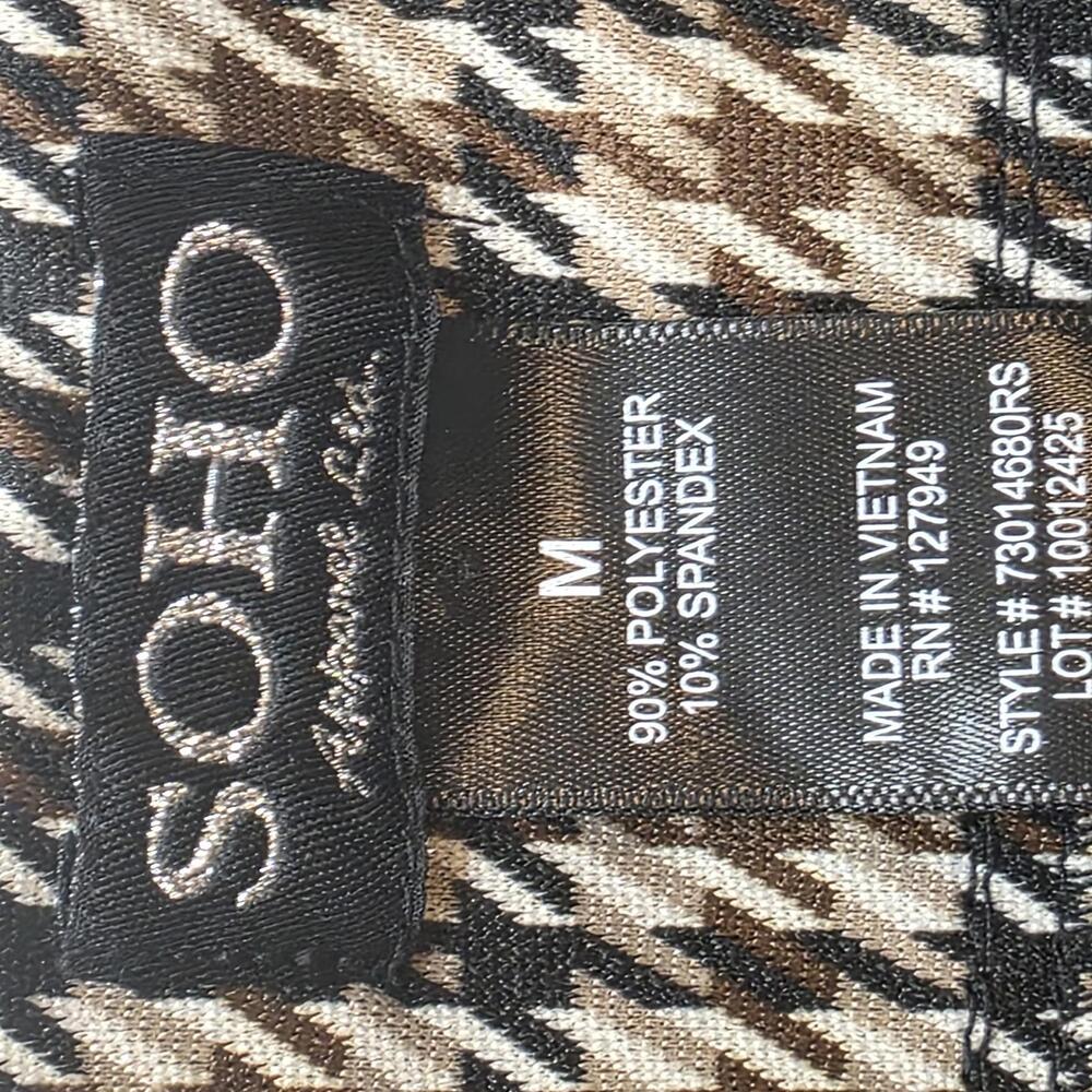 SOHO Apparel Women's Houndstooth Pattern Slim Fit Pants- Medium - Picture 8 of 8